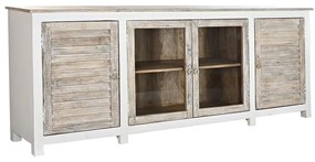 Бюфет DKD Home Decor Естествен Бял Светло кафяв Дърво манго (210 x 40 x 82 cm)