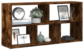 853276 vidaXL Стенен рафт, опушен дъб, 100x25x50 см, инженерно дърво