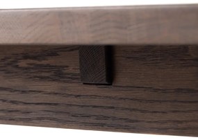 Кафява сгъваема трапезна маса 95x180 cm Arun – Unique Furniture