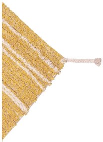 Памучен килим в цвят жълта охра 80x140 cm Twin Amber – Lorena Canals