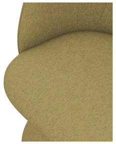 Тапициран трапезен стол в цвят горчица Maia – Makamii