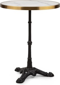 Blumfeldt Patras Lux, бистро маса с трикрака стойка, мраморна маса, Ø: 57,5 cм, височина: 72 см.
