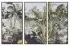 Комплект от 3 снимки Home ESPRIT Тропически 180 x 4 x 120 cm (3 Части)