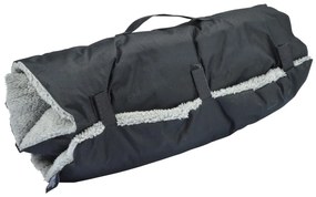 Черно одеяло за куче от шерпа 50x80 cm – Love Story