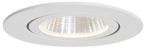 Комплект от 6 вградени спота бели 6,8 см вкл. LED 750 lm димируеми IP65 - Gaius