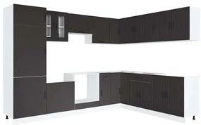 3314972 vidaXL Комплект кухненски шкафове от 14 части Kalmar, инженерно дърво