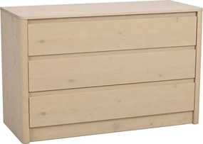 Скрин от декор от дъб в светло естествен цвят 110x70x45 cm Melstone – Rowico