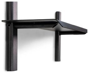 Черен метален стенен рафт 60 cm Hola – Spinder Design