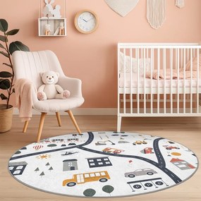 Детско килимче за игра подходящо за пране ø100 cm World Around Me – Mila Home
