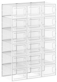 Модулен стелаж с отделения BOXIFY бял