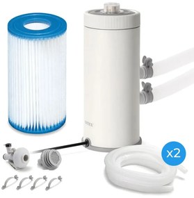 Филтрираща помпа за плувен басейн 2006L/h + филтри и монтажни елементи INTEX 26604