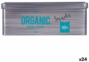 Лодка Organic Snacks Сив Калай (11 x 7,1 x 18 cm) (24 броя)