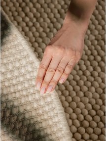 Ръчно изработен вълнен кръгъл килим в естествен цвят ø 200 cm Richmond Diana – Ted Baker