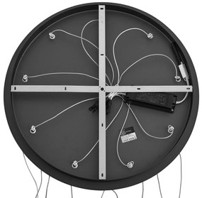 Дизайнерска висяща лампа черна 9-лампи вкл. LED 3-степенно димиране - Vide Anella