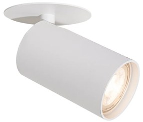 Комплект от 6 модерни вградени спота бели GU10 50mm - Chels