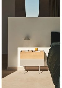 Нощно шкафче в светлосиво и естествен дъб Otto - Teulat