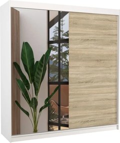 Гардероб Bellov 200 плъзгащ се-Leuko - Drus