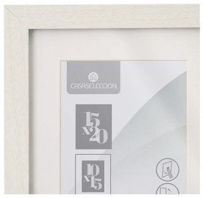 Бяла стояща/висяща рамка 17,5x22,5 cm Sencillo – Casa Selección