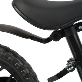 Детски велосипед KRUZZEL 12 с каишка за рамо - черно-розов Черен