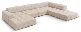 Бежов ъглов диван (десен ъгъл/"U") Chicago - Cosmopolitan Design