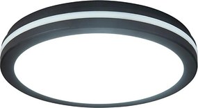 Prezent 70334 - LED димируемо външно таванно осветително тяло GARDEN LED/20W/230V IP65 черно