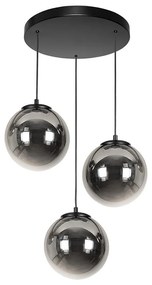 Пендел СИТИ, черен/сив, 3xE27