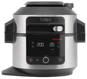 Мултикукър Ninja OL550EU, 1460W, 6 л, 11 програми, 11в1, SmartLid, Черен/Сребрист