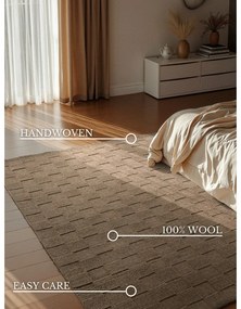 Кафяв ръчно изработен вълнен килим 200x300 cm Scala – Villeroy&amp;Boch