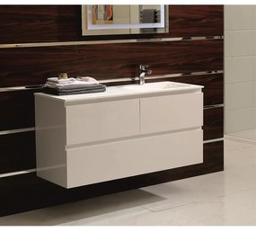 Конзолен PVC шкаф ICP 12038R / 38130, Inter Ceramic, с умивалник, 120x46x60см