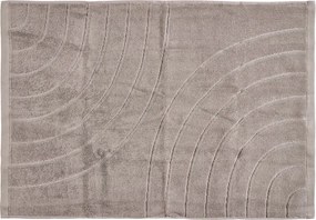 Сиво-бежова памучна кърпа от тери 50x70 cm Time – Zone