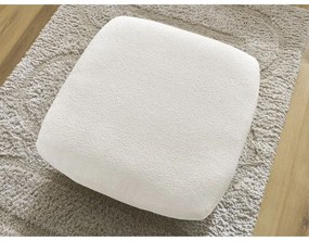 Бяла табуретка от прежда с примки от букле Leonore – Bobochic Paris