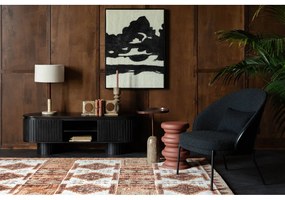 Тъмнокафява маса за телевизор от масивно манго 140x45x40 cm Kenji – Dutchbone