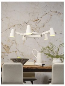 Бяла висяща лампа за 5 крушки Biarritz - it's about RoMi