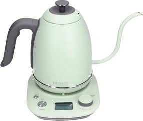 Електрическа кана Gooseneck BUYDEEM K821, 1000W, 0.8 л, Поддърждане на топло, NTC сензорна технология, LCD, Светлозелен
