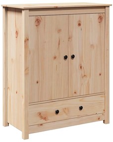823514 vidaXL Висок шкаф, 83x41,5x100 см, бор масив