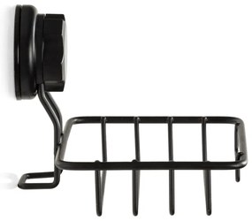 Черен самозадържащ се държач за сапун за стена Черен държач за сапун и гъба Bestlock - Compactor