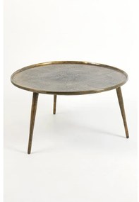 Метална кръгла масичка за кафе бронзова ø 67,5 cm Babina – Light &amp; Living