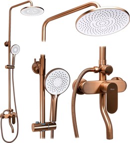 Комплект за душ REA DROP Brush Copper