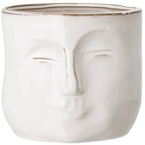 Бяла теракотена саксия , височина 15,5 см Ignacia - Bloomingville