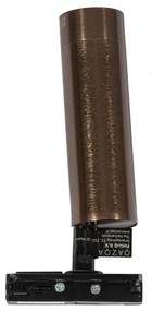 Модерен прожектор тъмно бронз за 1-фазна релсова система 35 мм - Iconic Jeana Luxe