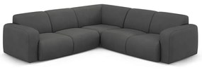 Тъмносив ъглов диван (променлив/L форма) Molino – Micadoni Home