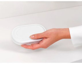 Комплект 2 бр дозатори Brabantia SinkStyle 1008505, Подходящи за препарати за ръце и съдове, 200 мл, Минерализирано покритие, Бял