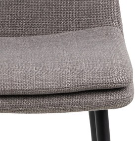 Сив трапезен стол Becca - Actona