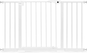 Предпазна преграда за деца и животни, Размери 74-132 см Регулируема ширина, Височина 77 см, Монтаж под налягане без пробиване