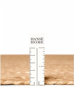 Двустранен ръчно изработен ютен килим в естествен цвят 160x230 cm Braided – Hanse Home