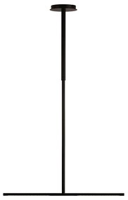 Черно метално LED висящо осветително тяло с метален абажур Omni Ceiling – UMAGE