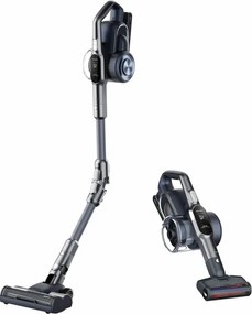 Вертикална прахосмукачка Jimmy H11 Pro, 600W, 260 AW, 0.6 л, Сензор за прах, Сгъваема, Автономност 90 минути, LED дисплей, Черен/Сив