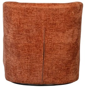 Оранжево кресло от кадифе Atty - WOOOD