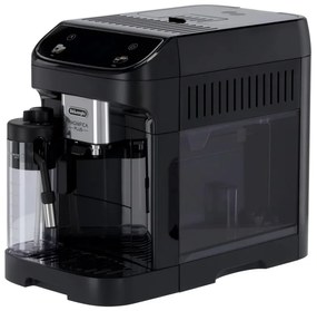 Кафеавтомат DeLonghi Magnifica PLUS ECAM 320.60.B, 1450W, 15 bar, 1.8l, 15 програми, 13 нива на смилане, TFT тъчскрийн, LatteCrema Hot, Опция за кафе на зърна, Черен