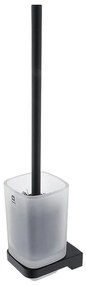 NIMCO MAC 29094CN-90 - Четка за тоалетна със стенен монтаж MAYA матов стъкло/матов черен